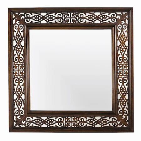 Pierced Frame Mirror